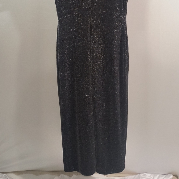 Lori Ann Montreal Women's 10 Gray Midi Dress - Picture 6 of 9